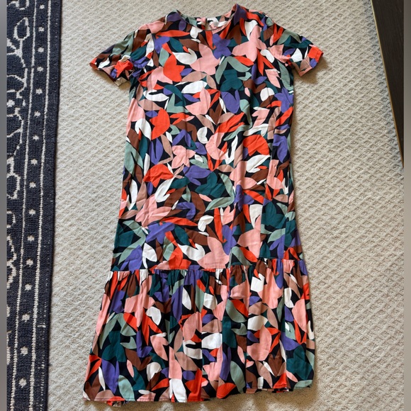 Corey Lynn Calter Multicolor Leaf Maxi Dress - Picture 1 of 2